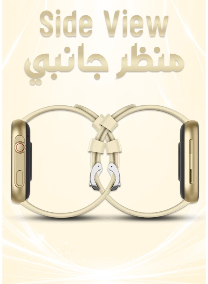 بيجي ساعة ذكية مزودة بخاصية الاتصال الصوتي | شاشة أموليد عالية الدقة ٢.١٣ بوصة | متتبع اللياقة والصحة بتقنية بلوتوث ٥. | مقاومة للماء بمعيار آي بي٦٨ | بطارية تدوم من ٥ إلى ٧ أيام | متوافقة مع نظامي أندرويد وآي أو إس - Image 4